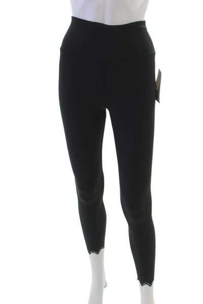 Spiritual Gangster Women Ankle Leggings Black Size S