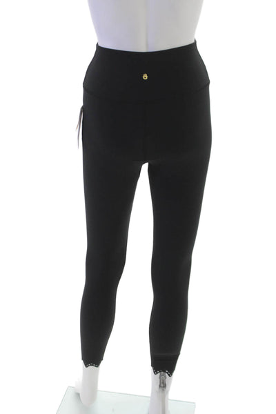 Spiritual Gangster Women Ankle Leggings Black Size S