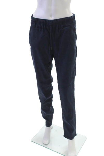 Flog Mens Jogger Blue Drawstring Cotton Stretch Size 30