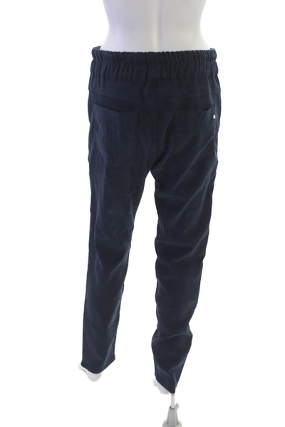 Flog Mens Jogger Blue Drawstring Cotton Stretch Size 30