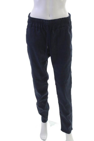 Flog Womens Jogger Pants Blue Cotton Blend Drawstring Size 29