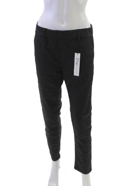 Flog Womens Black Chino Pants Pull On Size 30