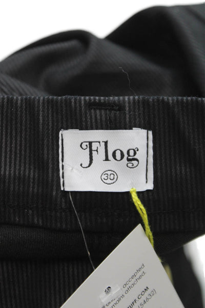 Flog Womens Black Chino Pants Pull On Size 30