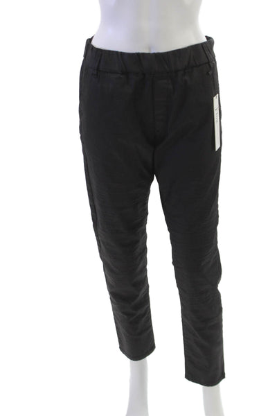 Flog Womens Ankle Pants Black Pull On 98% Cotton Stretch Size 30