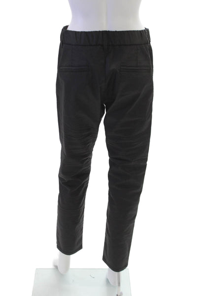 Flog Womens Ankle Pants Black Pull On 98% Cotton Stretch Size 30