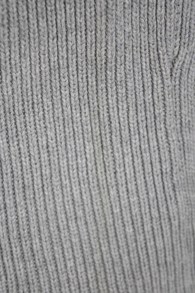 The Fifth Label Women Gray Straight Pencil Midi Skirt 97% Cotton Size S