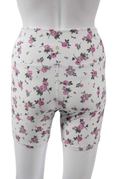 Spiritual Gangster Women Biker Floral Polyester Shorts Size S