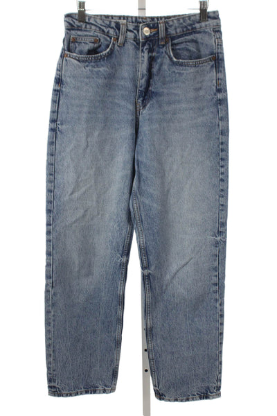 Zara Womens Mom High Waist Blue Jeans Size 4