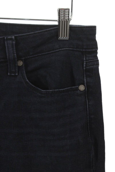 Paige Women Skinny Jeans Blue Low Rise Rayon Button Inseam 30 Size 28