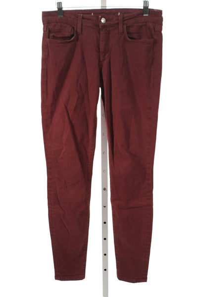 Joes Womens Skinny Jeans Red Cotton Size 28