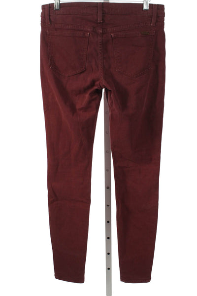 Joes Womens Skinny Jeans Red Cotton Size 28