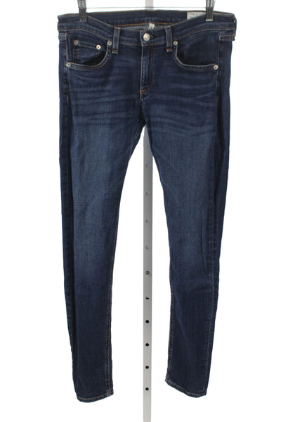 Rag & Bone Womens Skinny Jeans Blue Low Rise Size 29