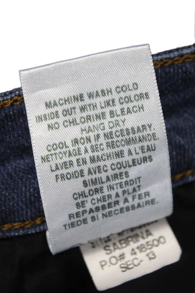 Joes Womens Skinny Jeans Blue Cotton Blend Low Rise Size 27
