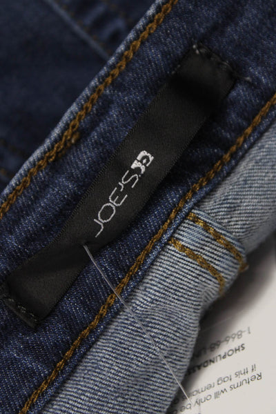 Joes Womens Skinny Jeans Blue Cotton Blend Low Rise Size 27