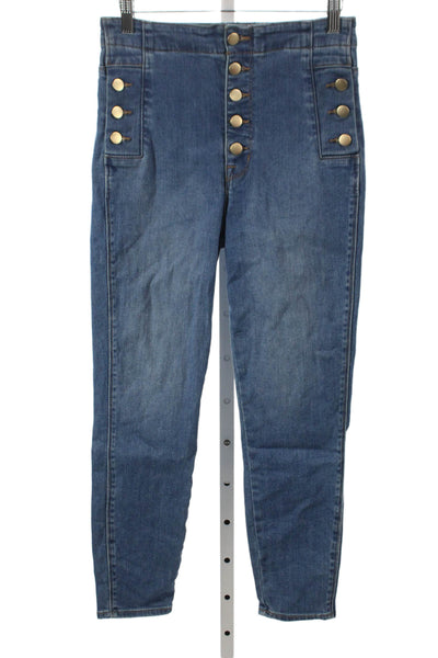 J Brand Womens Skinny Jeans Blue Cotton Size 27