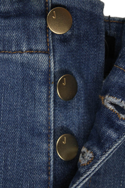 J Brand Womens Skinny Jeans Blue Cotton Size 27