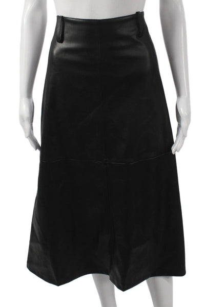 MNG Womens A-Line Skirt Black Long Size 12