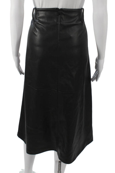 MNG Womens A-Line Skirt Black Long Size 12