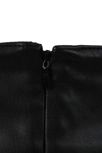 MNG Womens A-Line Skirt Black Long Size 12