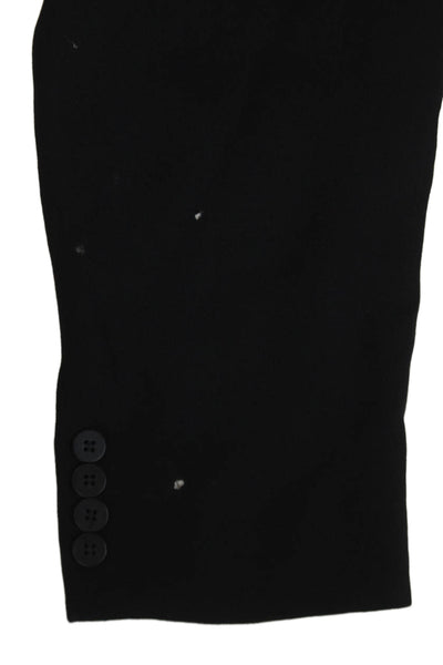 Donna Karan New York Mens Black Wool Blazer Button Size 44