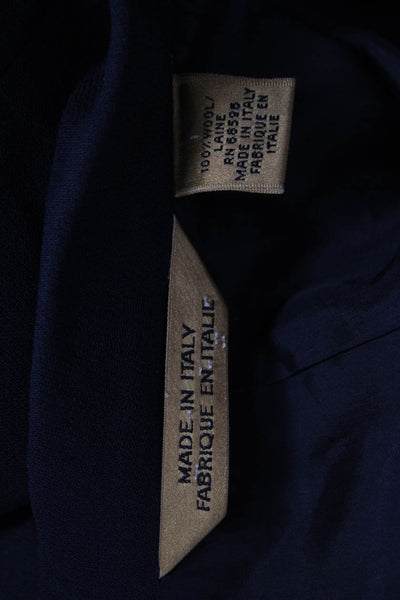 Donna Karan New York Mens Black Wool Blazer Button Size 44