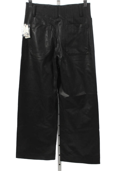 Maeve Anthropologie Womens Dress Pants Black Button Elastane 26 Inseam Size 25
