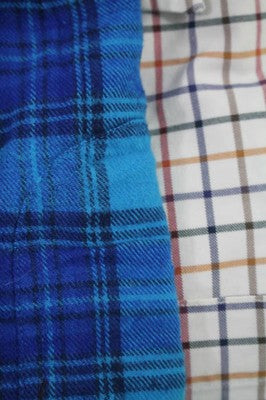 Woolrich Orvis Mens Lotted Plaid Collared Button Down Shirt Size Small Medium