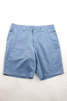 Bugatchi Blue Stretch Zipper Fly Knee Length Casual Shorts Size 36