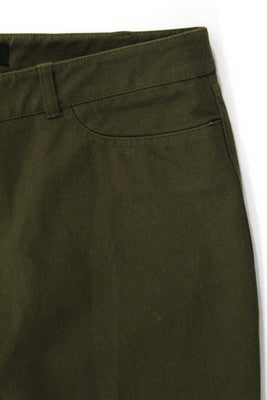 Joseph Olive Green Slim Fit Cotton Tapered Straight Leg Jeans Size 10/ 42