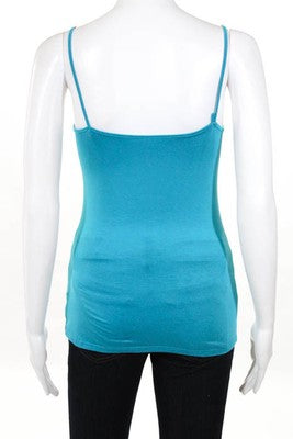 Lot 2 Lola And Sophie Blue Stretch Knit Sleeveless Tops Size Extra Small