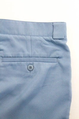 Bugatchi Blue Stretch Zipper Fly Knee Length Casual Shorts Size 36