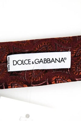 Dolce & Gabbana Multi-Color Abstract Printed Men Tie