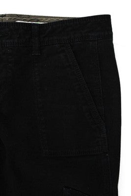 Stella McCartney Black Cotton Stretch Knit Skinny Leg Cropped Jeans Size 29