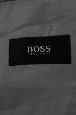 Hugo Boss Multi-Color Wool Notch Lapel Three Button Blazer Size 39