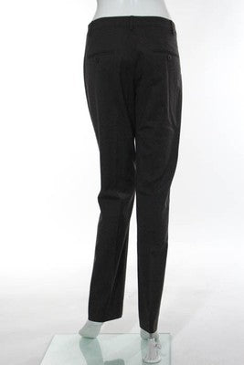Gunex for Brunello Cucinelli Brown Wool Straight Leg Dress Pants Size 4