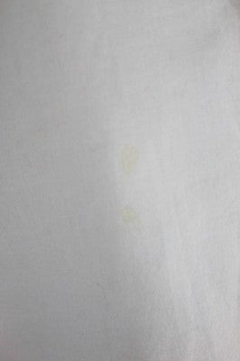 Ar Srpls White Eyelet Back Sheer Zipper Detail Blouse Size Small