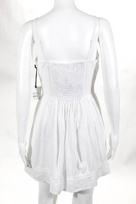 Jack  White Cotton Spaghetti Strap Layered Sun Dress Size Extra Small