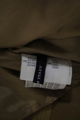 Canali Beige Collared Long Sleeve Jacket Size 54
