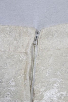 Gianfranco Ferre Beige Floral Knee Length Pencil Skirt Size Italian 38