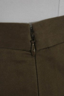 Moschino Cheap & Chic Brown Cotton Knee Length Casual Pencil Skirt Size 10