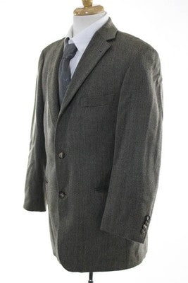 Hugo Boss Multi-Color Wool Notch Lapel Three Button Blazer Size 39