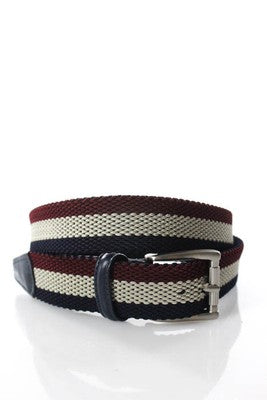 Anderson  Striped Stretch Medium Width Belt Size 38 Lot 2