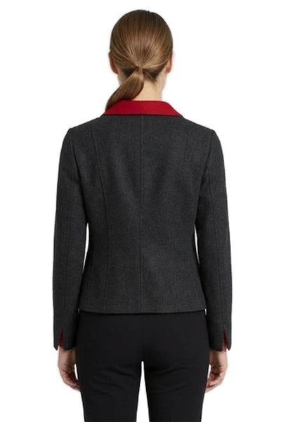 Pendleton Womens Gray Wool Button Jacket Size S