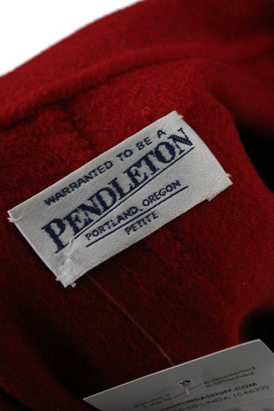 Pendleton Womens Gray Wool Button Jacket Size S