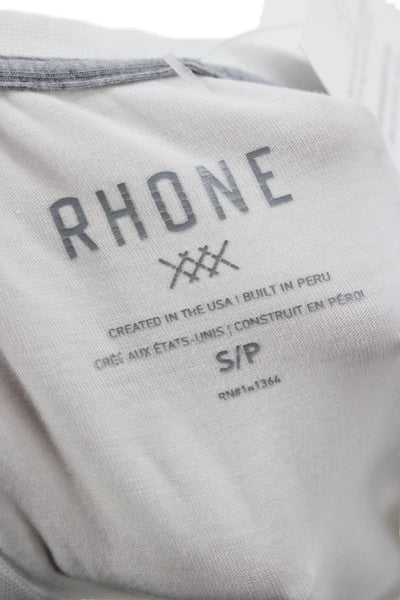 Rhone Women White Cotton Crew Neck Short Sleeve T-Shirt Size S