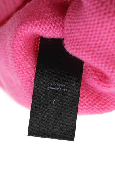 Rag & Bone Women Pink Cashmere Pullover Round Neck Long Sleeve Size 2XS