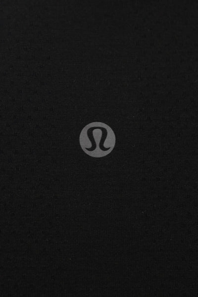 Lululemon Womens Black Basic Tank Polyester Crewneck Sleeveless Size 4