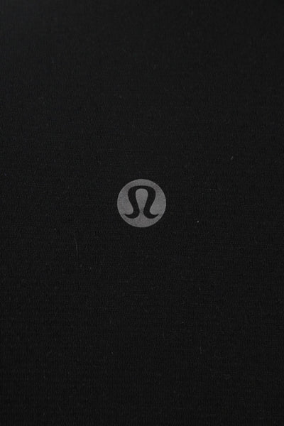 Lululemon Womens Black Basic Tank Top Polyester Round Neck Size 4