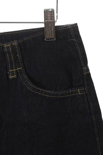 MNG Womens Denim Culotte Blue Button Size 4