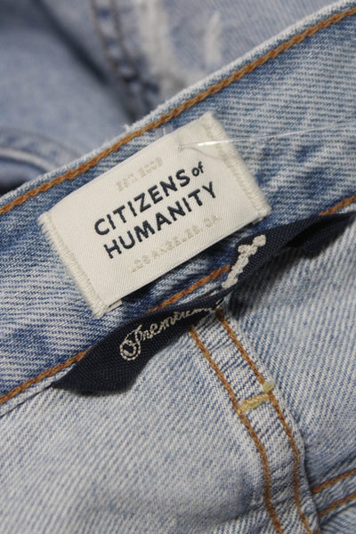 Citizens of Humanity Womens Boyfriend Jeans Blue 100% Cotton Mid Rise Size 26
